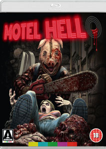 DVD & Blu Ray UK release of <b>Motel Hell</b>
