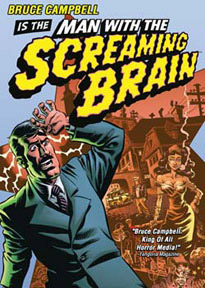 R1 DVD release for <b>Man With The Screaming Brain</b>