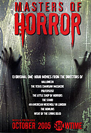 Trailer online for <b>Masters of Horror</b>