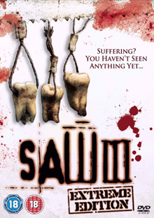 See <b>Saw III</b> on DVD on February 26th