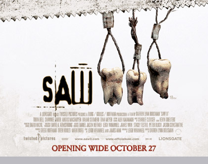 UK details, trailer and poster for <b>Saw 3</b>